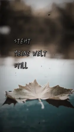 Die Welt steht still