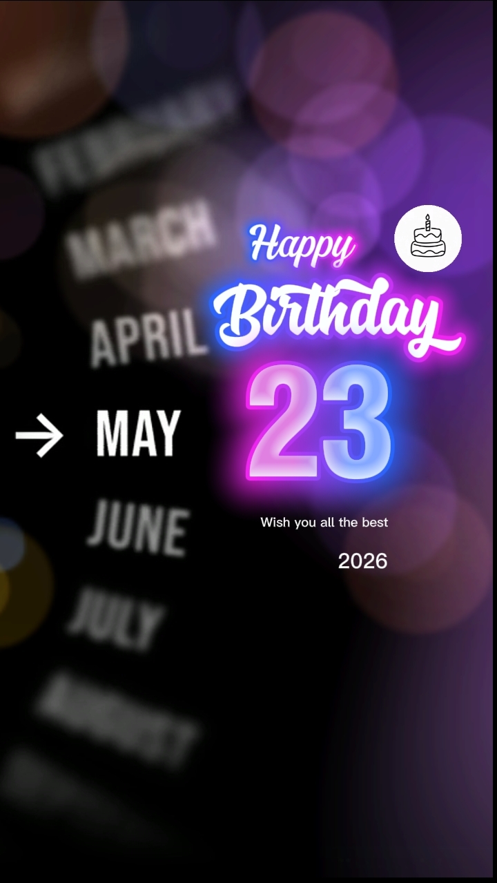 ANIVERSÁRIOS DE 23 DE MAIO