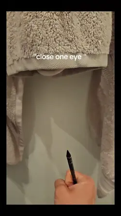 close one eye