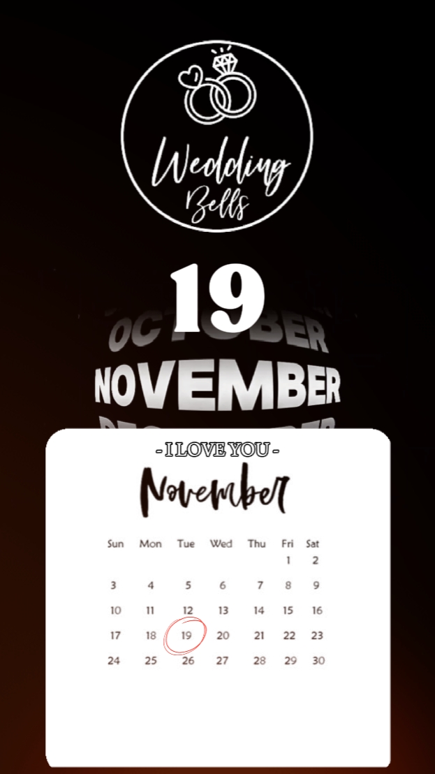 Casamento 19 de novembro.