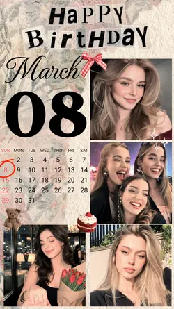 BIRTHDAY 08 MARCH