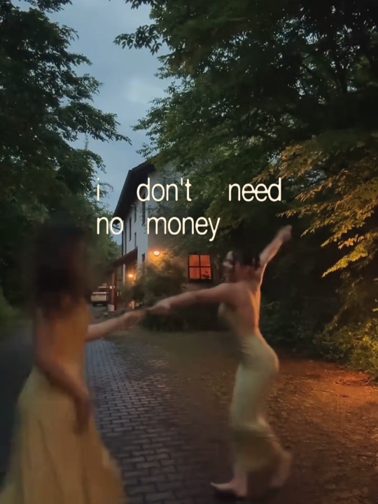 i dont need no money