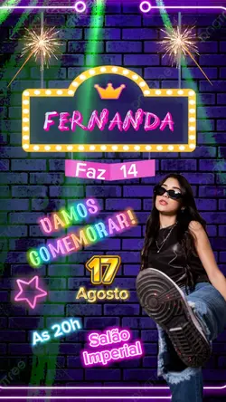 Convite adolescente 