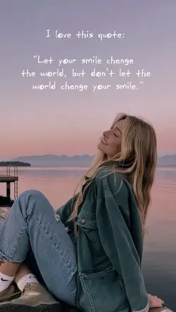 let your smile