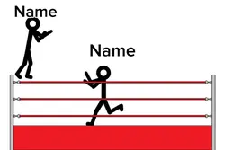 Stickman wreste