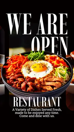 We Are Open
