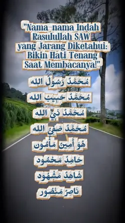 Nama Indah nabi