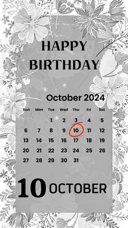 HBD 10 OCTOBER 2024