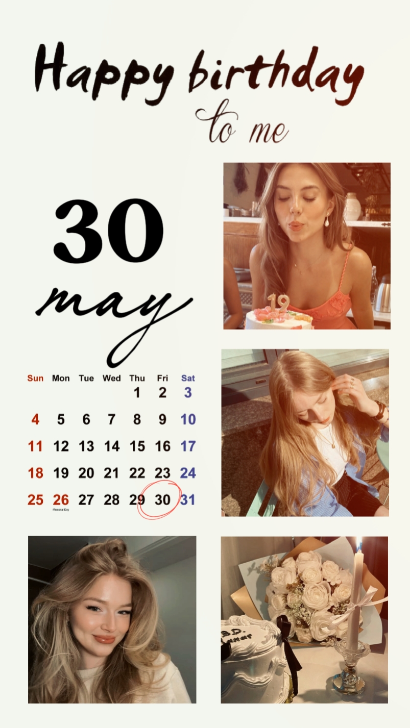 ANNIVERSAIRE 30 MAI 2025