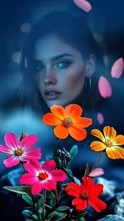 Flowers overlay