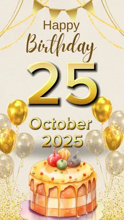 HBD 25 OCTOBER