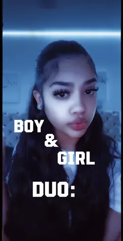 Boy and girl duo