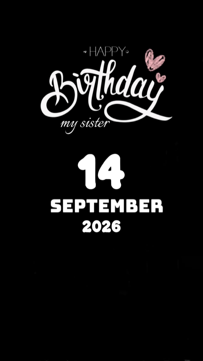 ANNIVERSAIRE 14 SEPTEMBRE 