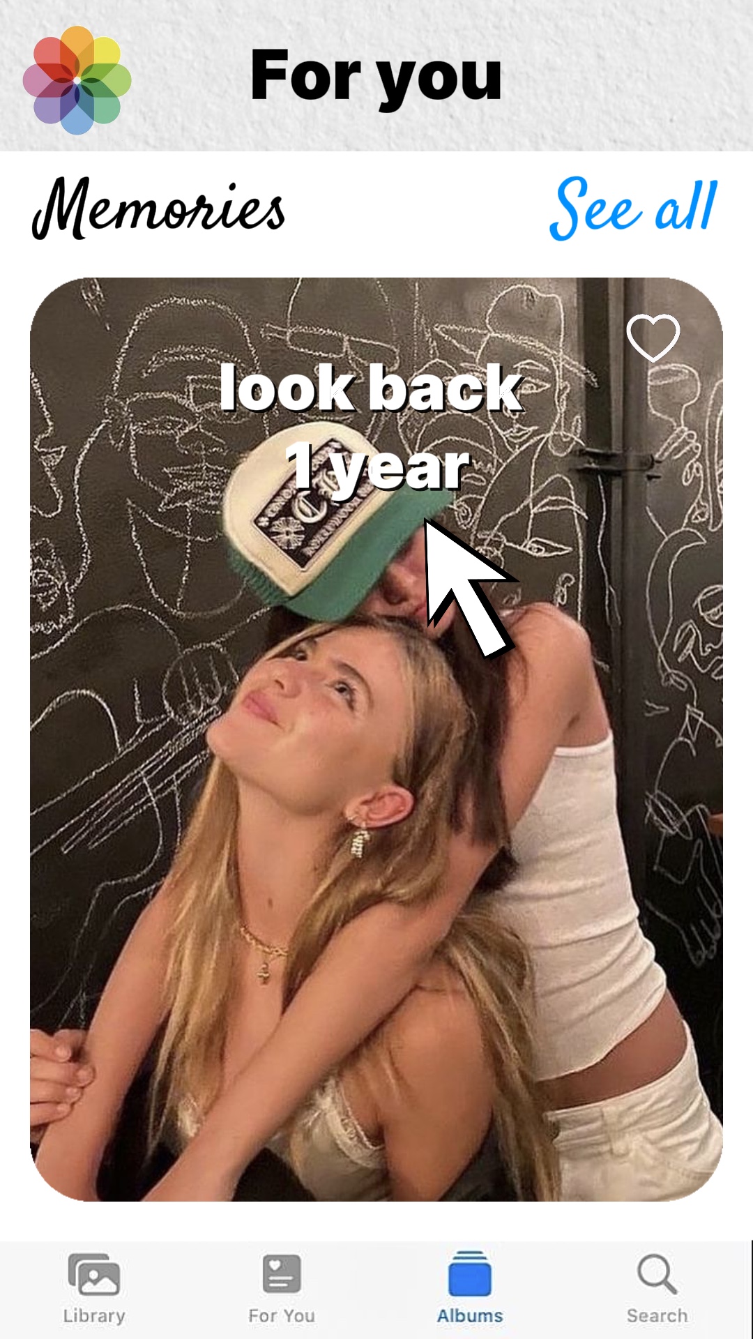Look back 1 year