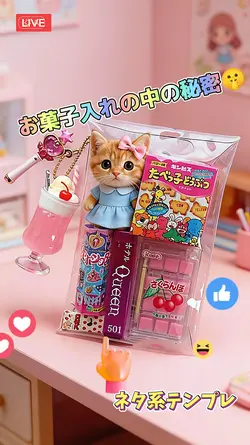 お菓子入れの中の秘密