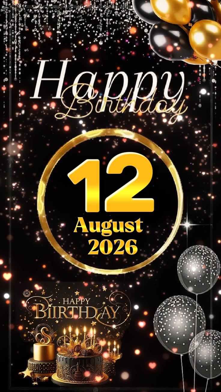 HBD 12 Agustus 2026