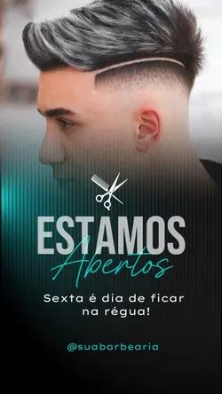 ESTAMOS ABERTOS 💈