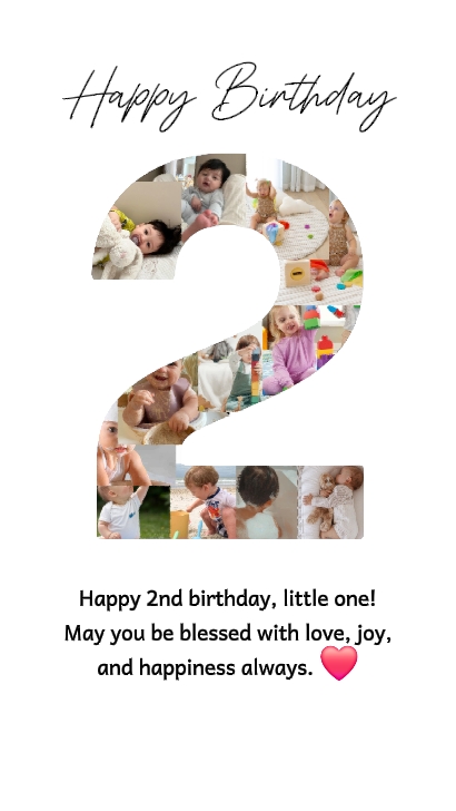 Feliz 2º aniversário