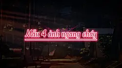 Mẫu 4 ảnh ngang cháy