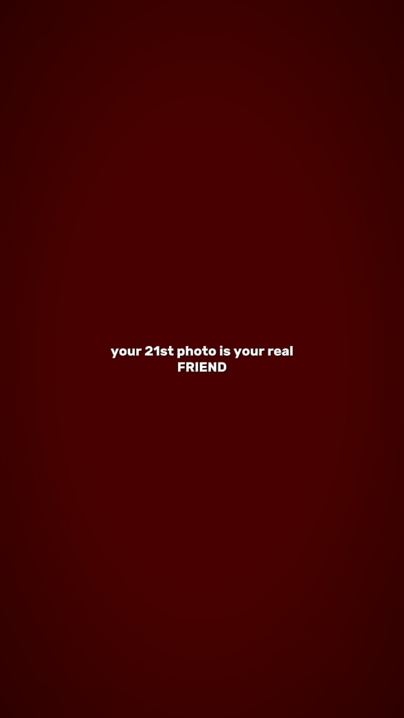your 21st photo