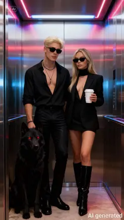 Elevator group photo