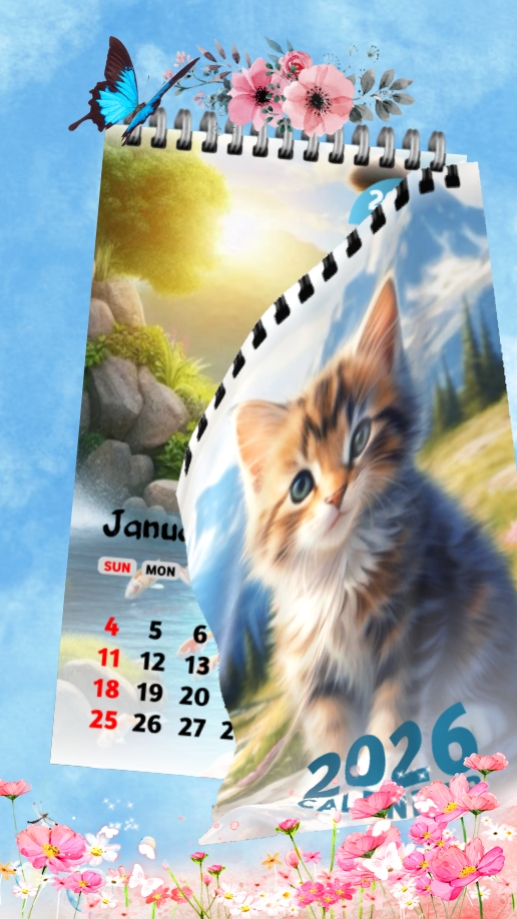 Calendario de collage