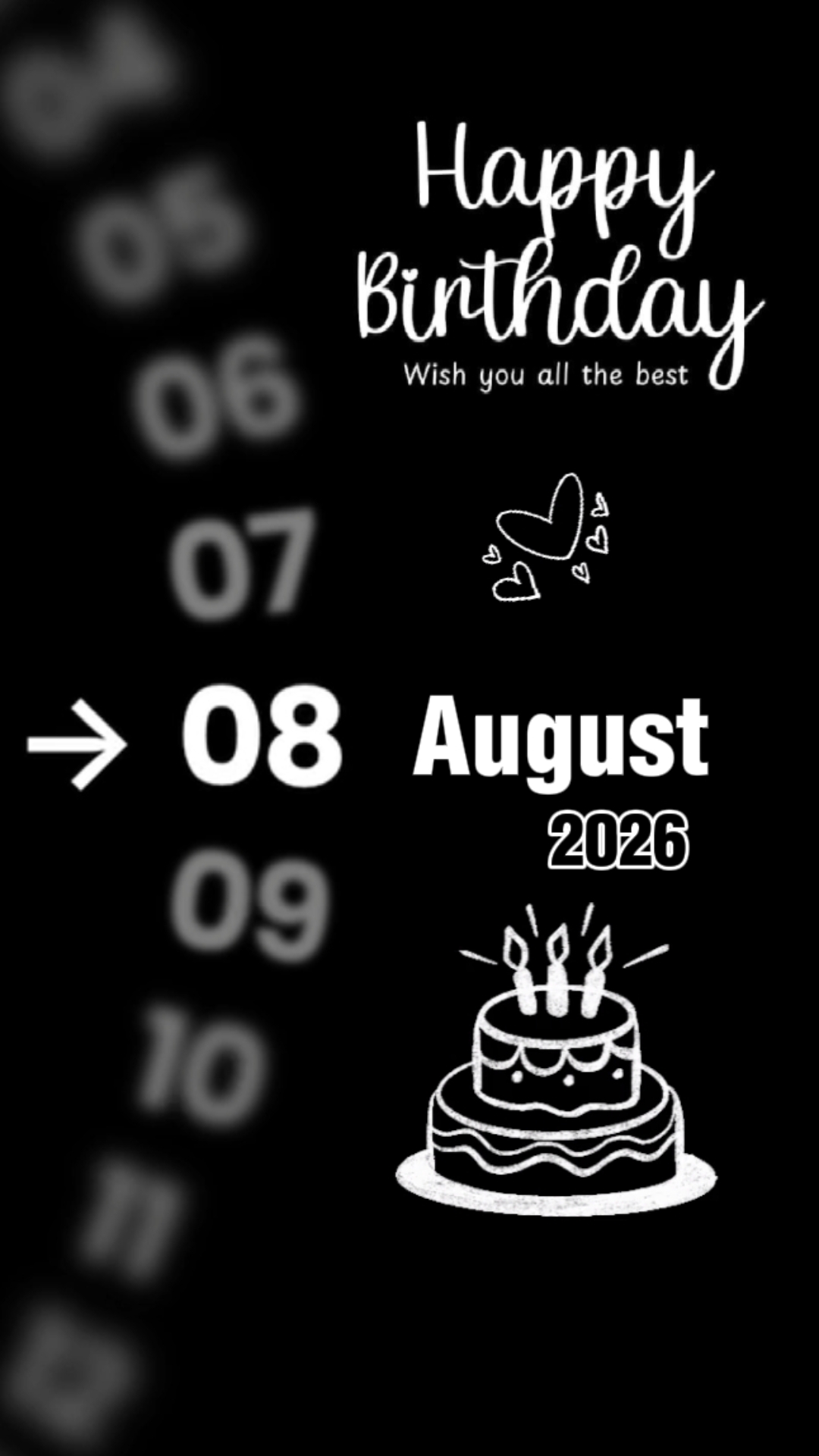 HBD 08 AUGUST