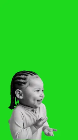 baby green screen ne