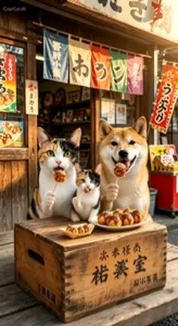 昭和レトロ「たこ焼き」