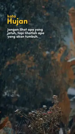 kata hujan