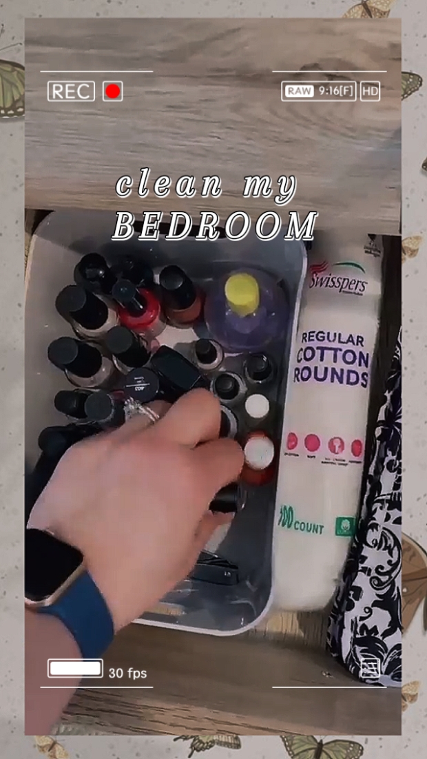 13. clean my bedroom