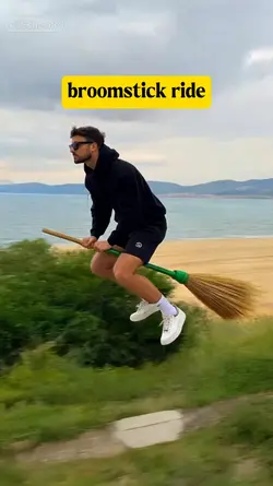broomstick ride