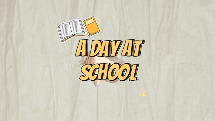 Une journée à l'école
