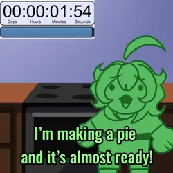 Wait for pie