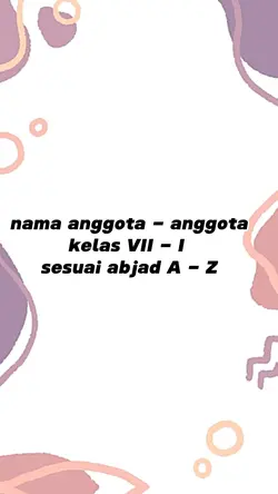 trend nama sekelas