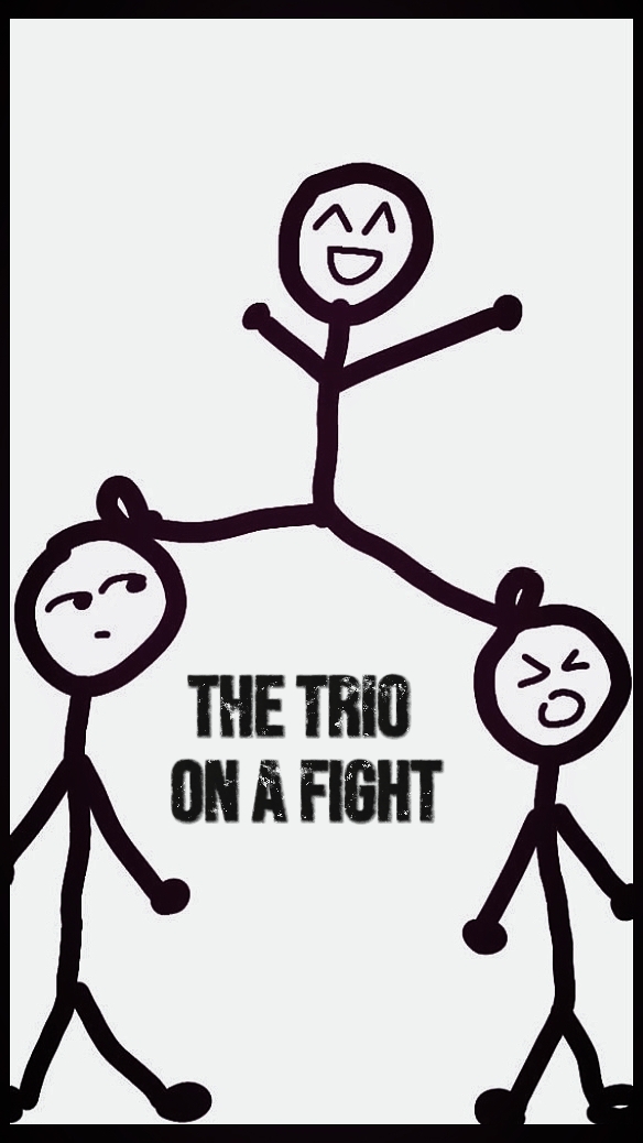 D TRIO BİR MÜCADELE ÜZERİNDE