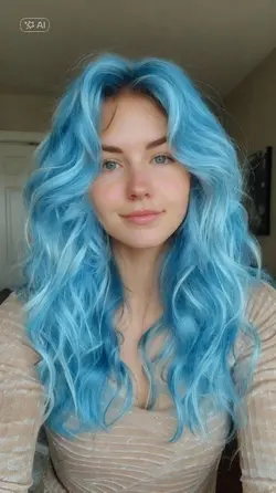 Blue Hair Colour
