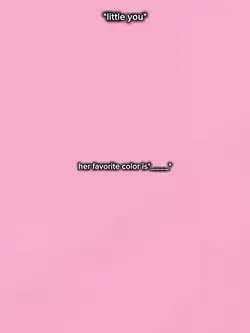 her favorite color i
