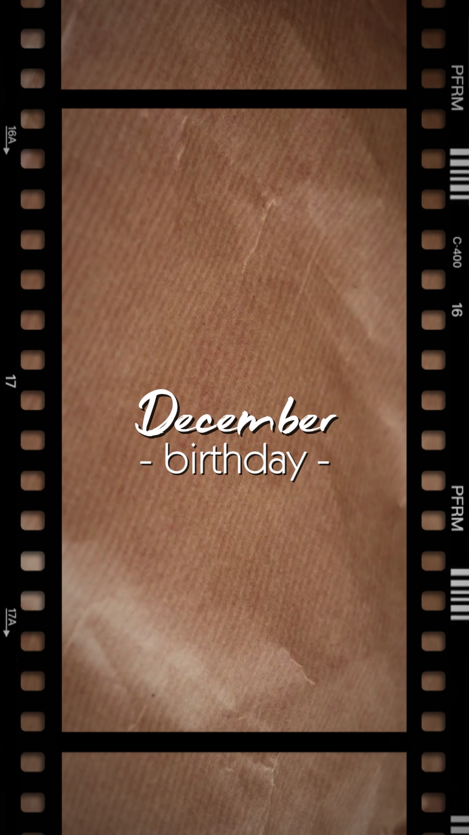 Anniversaire de décembre