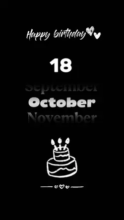 Birthday 18 Oktober 