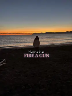 blow a kiss, 🔥 a gun