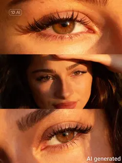 eyes close-up filter