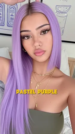 Pastel purple hair