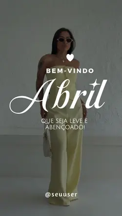 Bem-vindo Abril