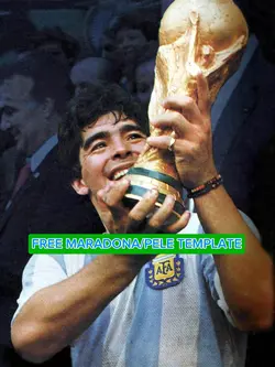 Free Pele/Maradona T