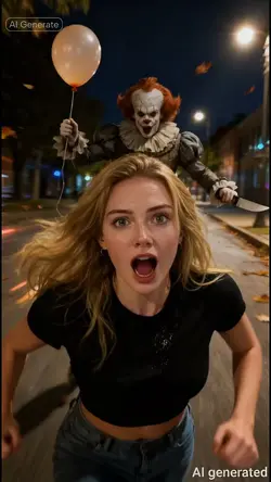 Chased by Pennywise