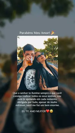 parabéns meu amor
