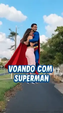 Voando com Superman