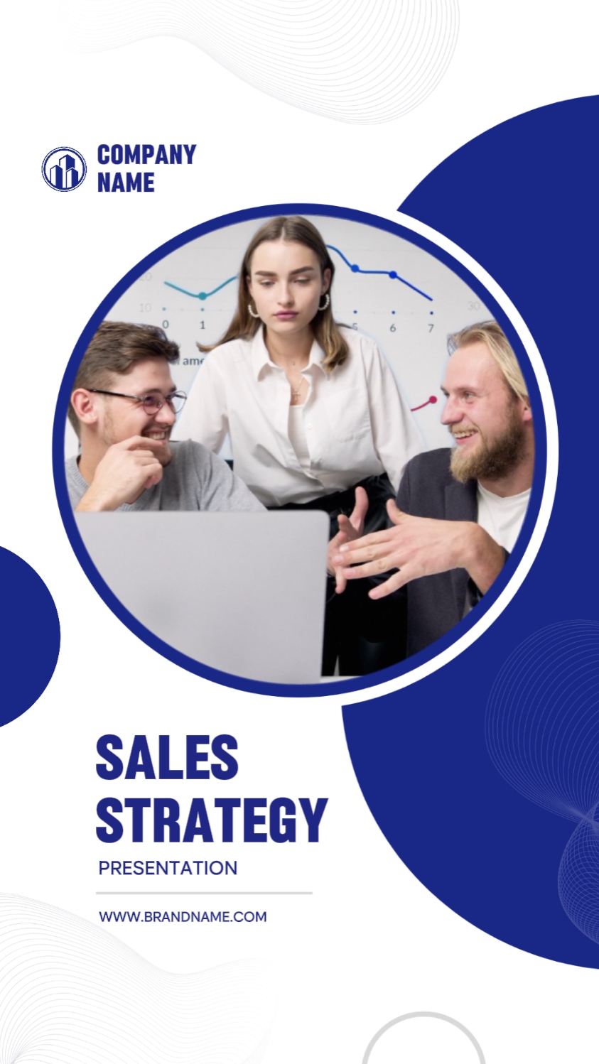 Blue and White Corporate & Business Industry