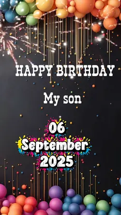 Birthday my son 06